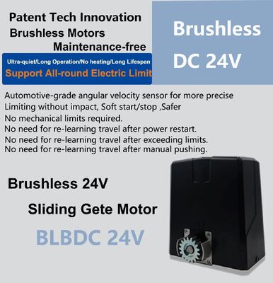 Solar Energy Compatible DC Brushless Motor Automatic Gate Opener with 1000kg Load Capacity for Garage & Warehouse