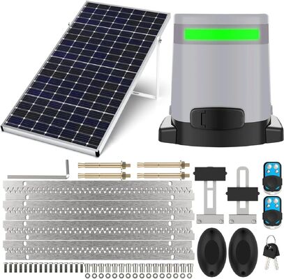 Solar Panel Powered DC Brushless Motor Automatic Gate Opener with 600kg Max Gate Weight and IP65 Waterproof