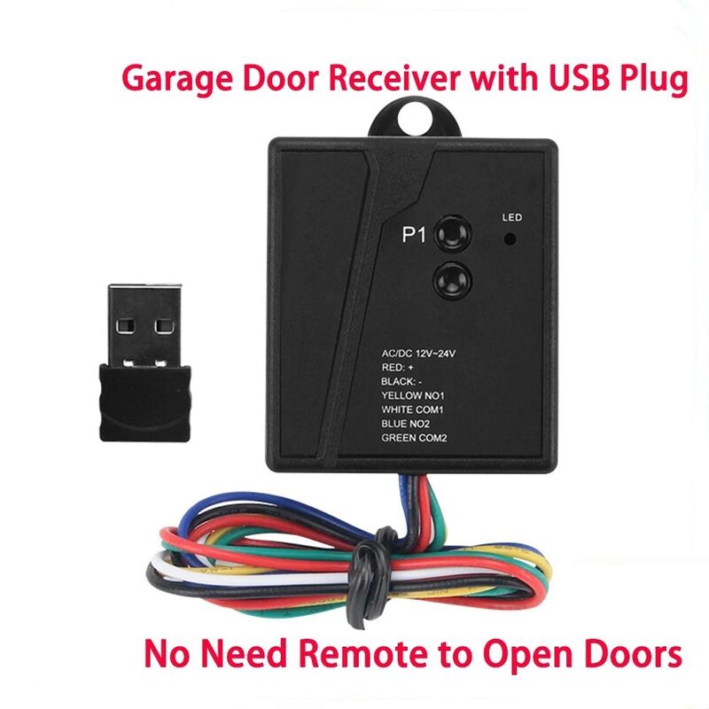 Smart Car Bluetooth Receiver for Automatic Gate Opener, 2 USB ...