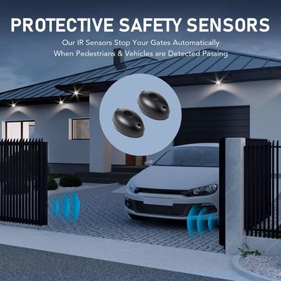 Sliding Gate Opener WiFi Control Apartment Door Opener Solar Powered Automatic