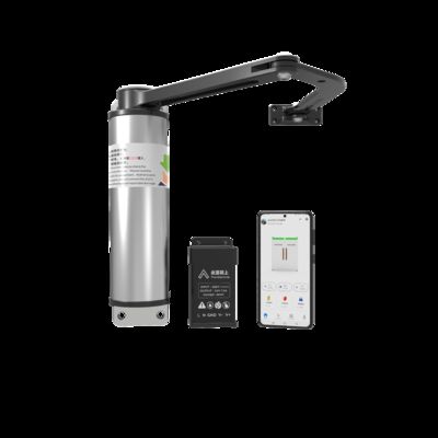 DC 24V Brushless Motor Swing Gate Opener with 230kg Max Gate Weight and IPX4 Waterproof Automatic Gate Motor