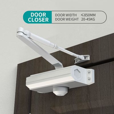 Hands Free Swing Door Closer Self Closing Concealed Hydraulic Spring Hinge