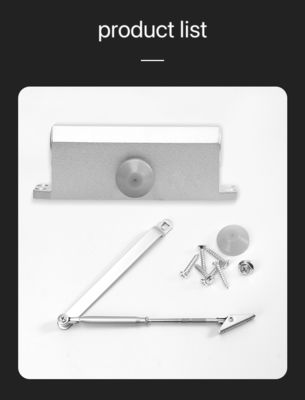 Aluminum Alloy Hydraulic Door Closer Waterproof Concealed Two Speed Function