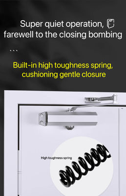 Hands Free Swing Door Closer Self Closing Concealed Hydraulic Spring Hinge