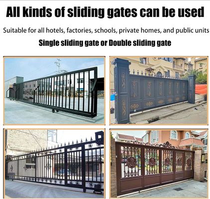 Villa Courtyard Smart Sliding Gate Operator AC 110V 220V Motor 800KG Gate