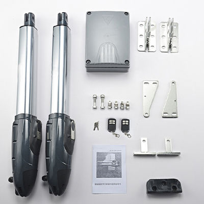 Swing Door Straight Double Arm Gate Opener Kit Heavy Duty 300kg Remote Control