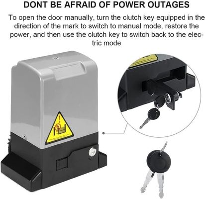 Automatic AC 110v 220v Sliding Gate Opener For Heavy Driveway Gates Up To 2200kg