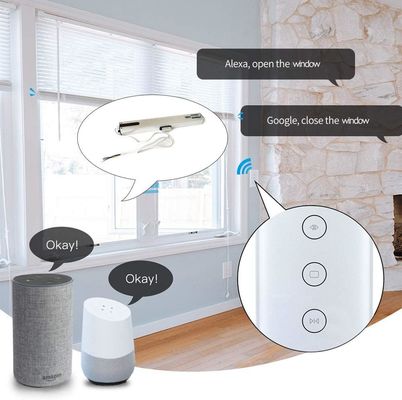 Home Smart Electric Chain Window Opener Aluminium Material Easy Screw Phone Control