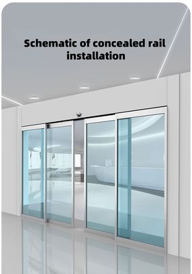 300KG Automatic Sliding Gate Motor Aluminum Frame With Infrared Sensor