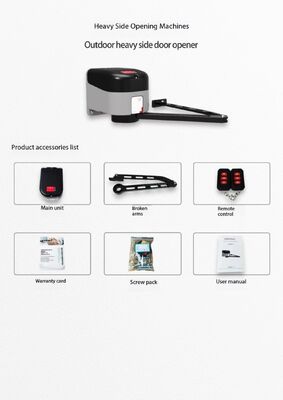 Automatic Gate Opener with DC24V Power, 90N.m Output Torque, and Aluminum Alloy Construction for Heavy-Duty Swing Gates