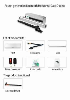 Electric Door Closer with 180kg Max Door Weight and 24V DC Brushless Motor for Automatic Swing Doors with Infrared Sensor Safety