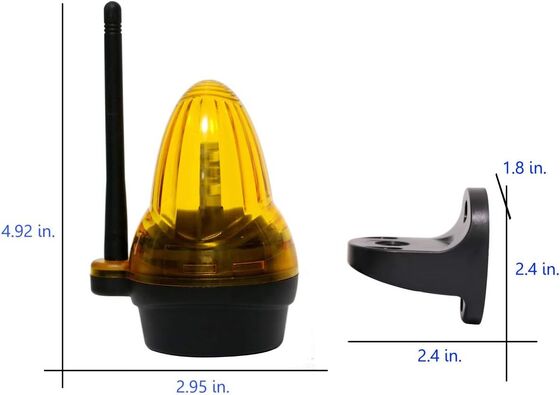 IP65 Waterproof Ultra-Bright LED Warning Beacon with 12V/110V/220V Wide Voltage for Automatic Gates and Security Alarms