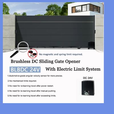 Speed Adjustable Sliding Gate Motor with Soft Start & Stop and Obstacle Reversal for Smooth Operation