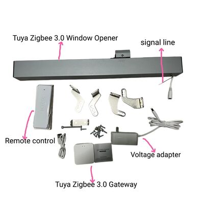 Agricultural Greenhouse Automatic Roof Tuya ZgBee Window Opener Ventilation System