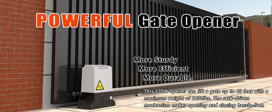 Anti-Pinch AC Electric Sliding Gate Motor with 600kg Max Gate Weight and IP65 Waterproof for School Safety Entrance